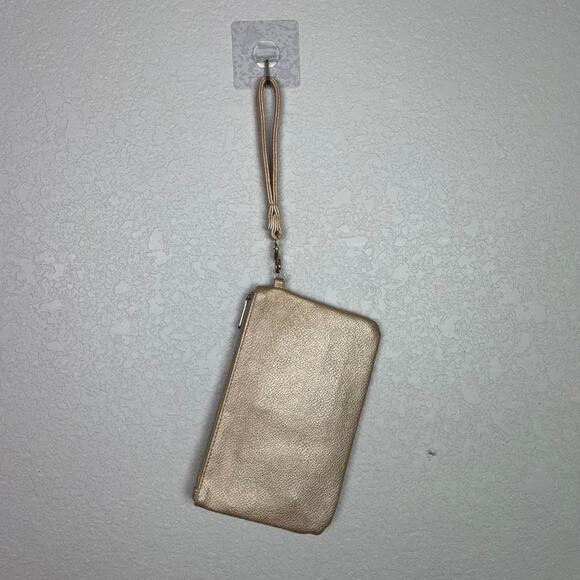 ADRIENNE VITTADINI Gold Zipper Pouch w/Charger - Picture 5 of 5